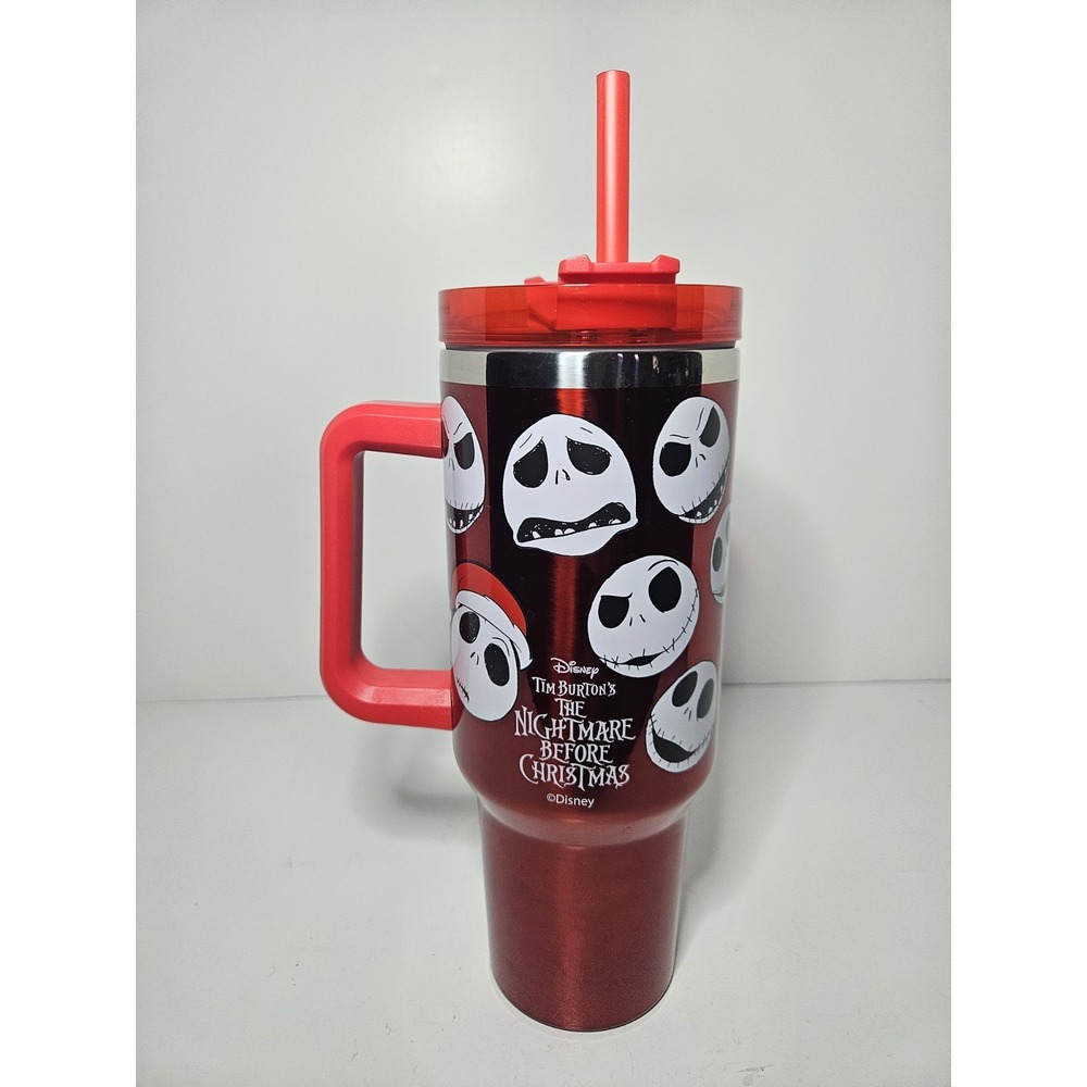 Disney Nightmare Before Christmas Jack Skellington 40 oz Stainless Tumbler Red